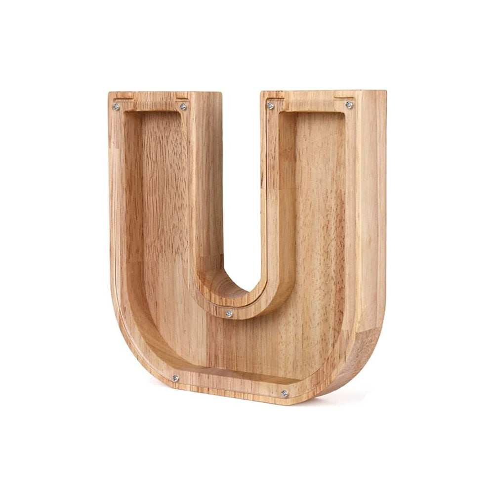 Tirelire Alphabet en Bois - LetterSaver
