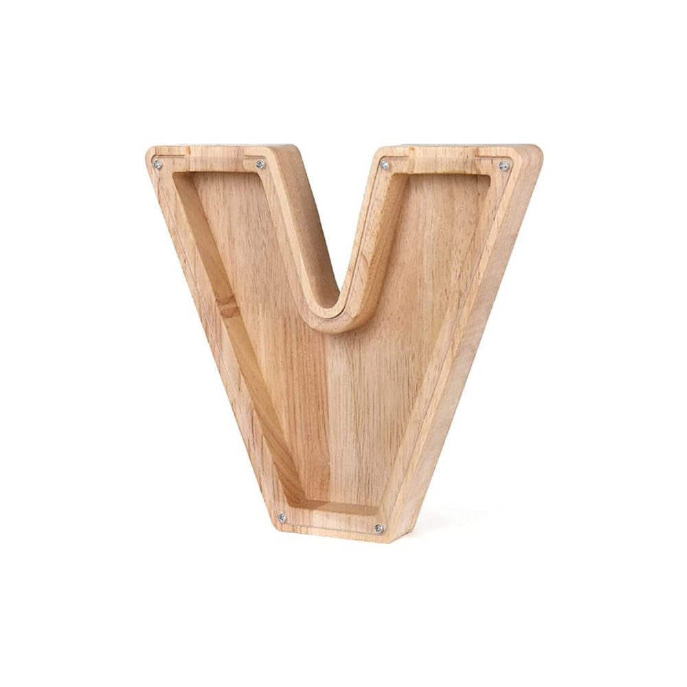 Tirelire Alphabet en Bois - LetterSaver
