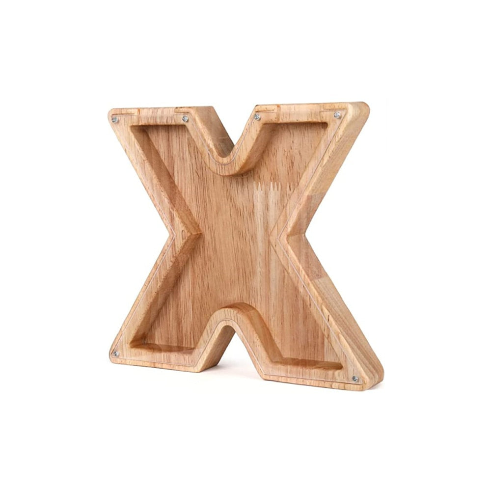 Tirelire Alphabet en Bois - LetterSaver