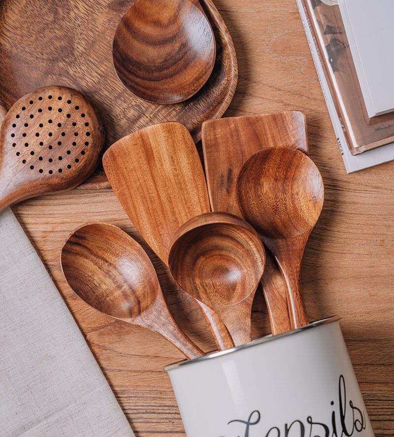 Ustensiles de cuisine naturels en bois - RustiCook