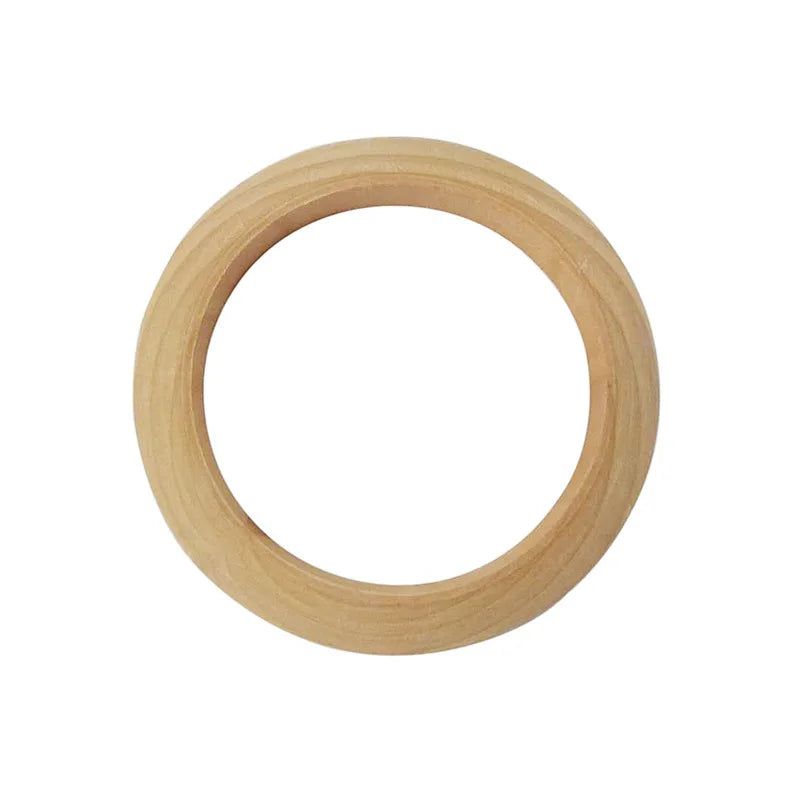 Bracelets ronds en bois ethniques
