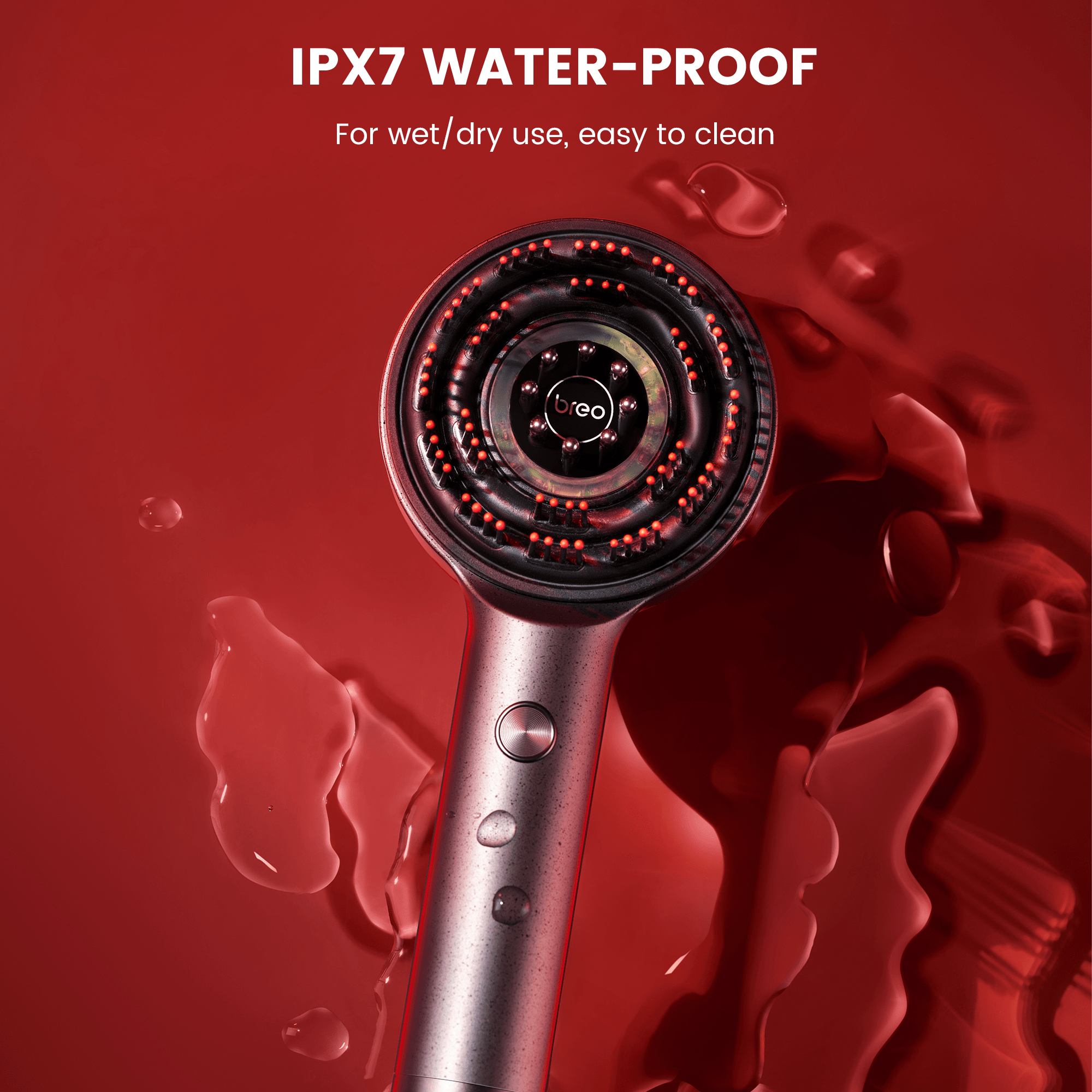 Brosse de Massage du Cuir Chevelu - Anti-Stress