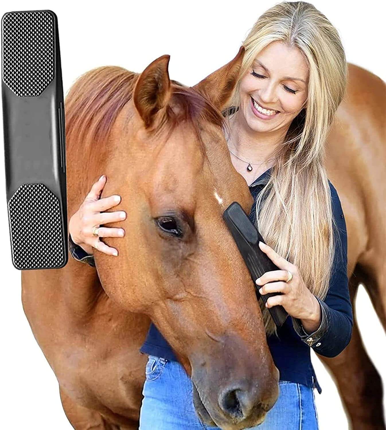 Brosse de soin pour chevaux 6-en-1 - EquiGlow