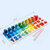 Tableau de Jeu en Bois Montessori | Développement des Compétences pour Bébé et Tout-Petit
