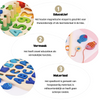 Tableau de Jeu en Bois Montessori | Développement des Compétences pour Bébé et Tout-Petit