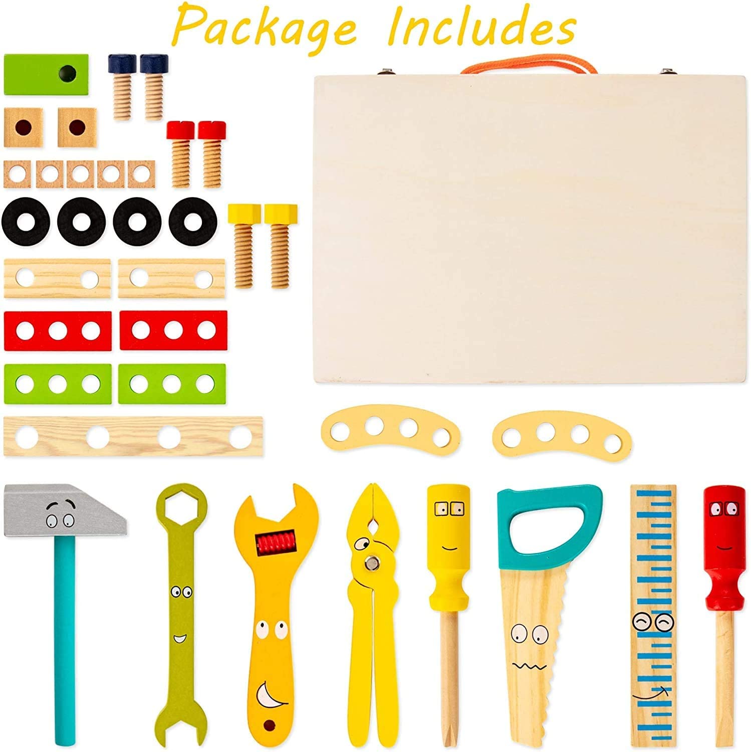 Boîte à Outils en Jouet pour Enfants - Éducatif et Sûr