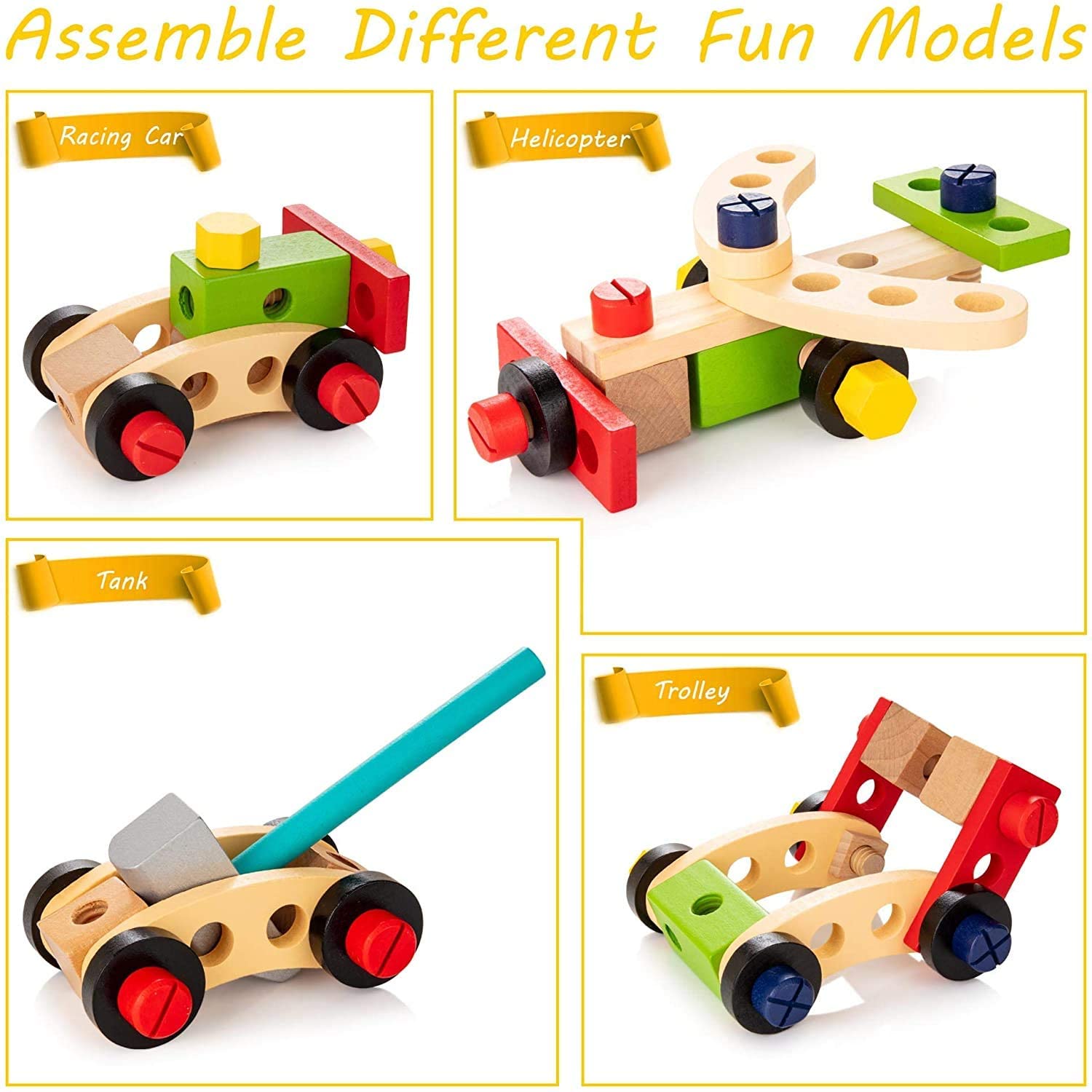 Boîte à Outils en Jouet pour Enfants - Éducatif et Sûr