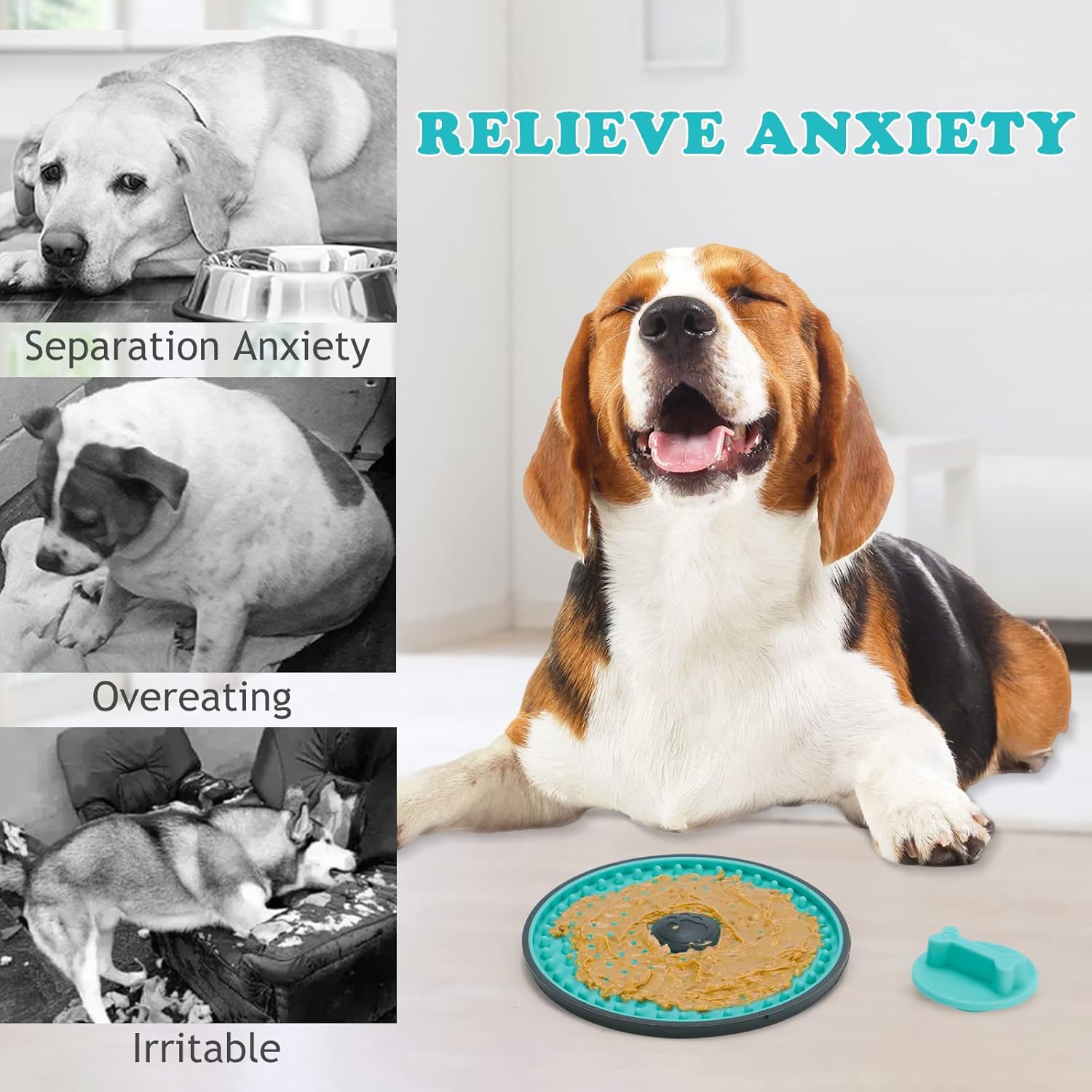 Tapis à lécher pour chien – Gamelle pour soulager l'anxiété