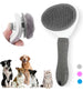 Brosse de Soins pour Animaux - Peigne Auto-nettoyant pour Chiens et Chats