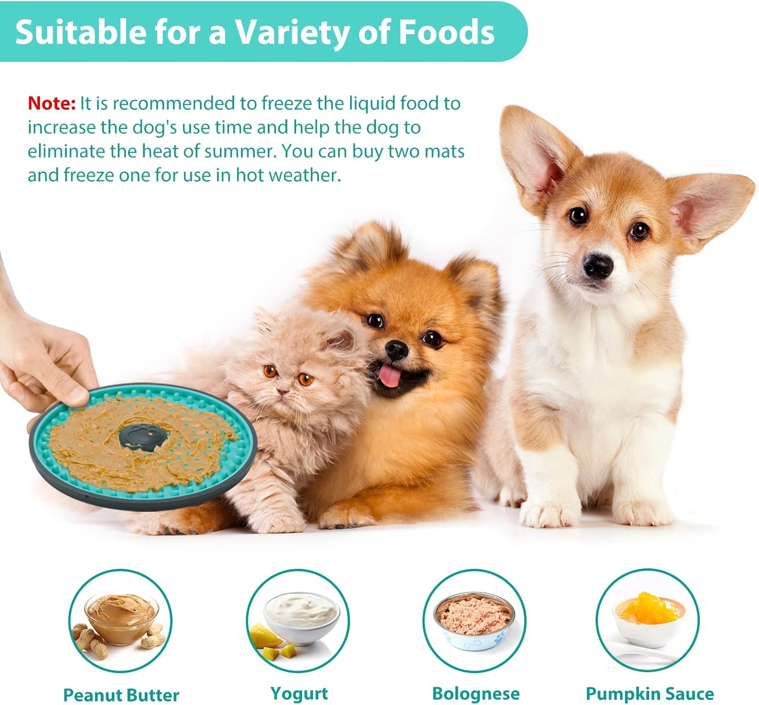 Tapis à lécher pour chien – Gamelle pour soulager l'anxiété