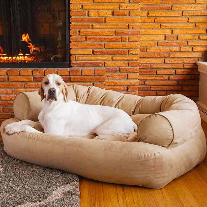 Canapé orthopédique pour chien avec rembourrage doux - Canapé CalmPaw