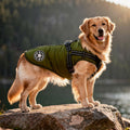 Cape pour Chiens pour l'Hiver | Cape d'Hiver pour Chiens | Manteau pour Chiens avec Harnais | VachtCape