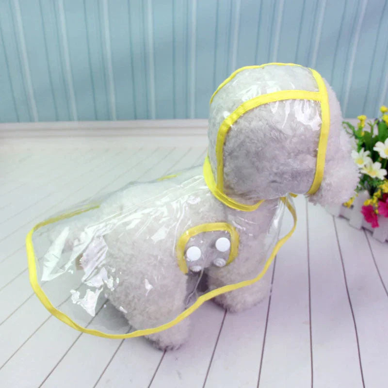 Veste de pluie transparente et imperméable pour chiens - DryPaw