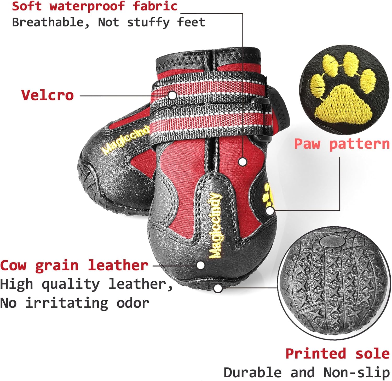 Bottes pour chiens toutes saisons pour des aventures en toute sécurité