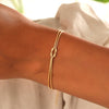 Bracelet Élégant à Nœud – Subtil et Raffiné