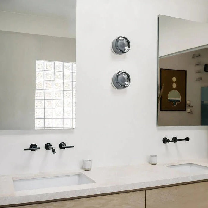 Applique Murale LED en Verre Dimple Moderne