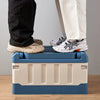 Bac de rangement pliable spacieux pour intérieur/extérieur avec siège