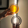 Applique Murale LED en Verre Dimple Moderne