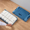 Bac de rangement pliable spacieux pour intérieur/extérieur avec siège