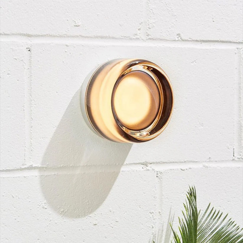 Applique Murale LED en Verre Dimple Moderne