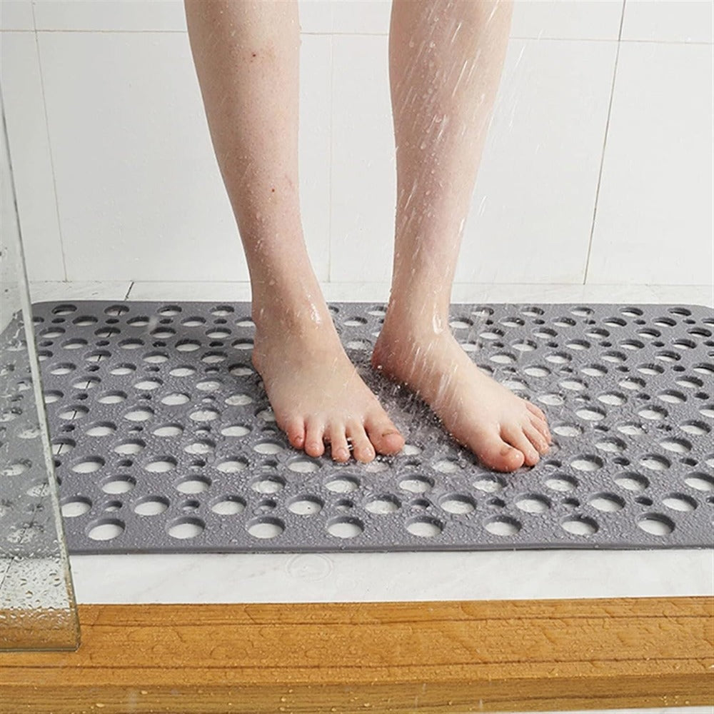 Tapis de Douche - SlipGuard - Protection Antibactérienne - Sécurité Antidérapante