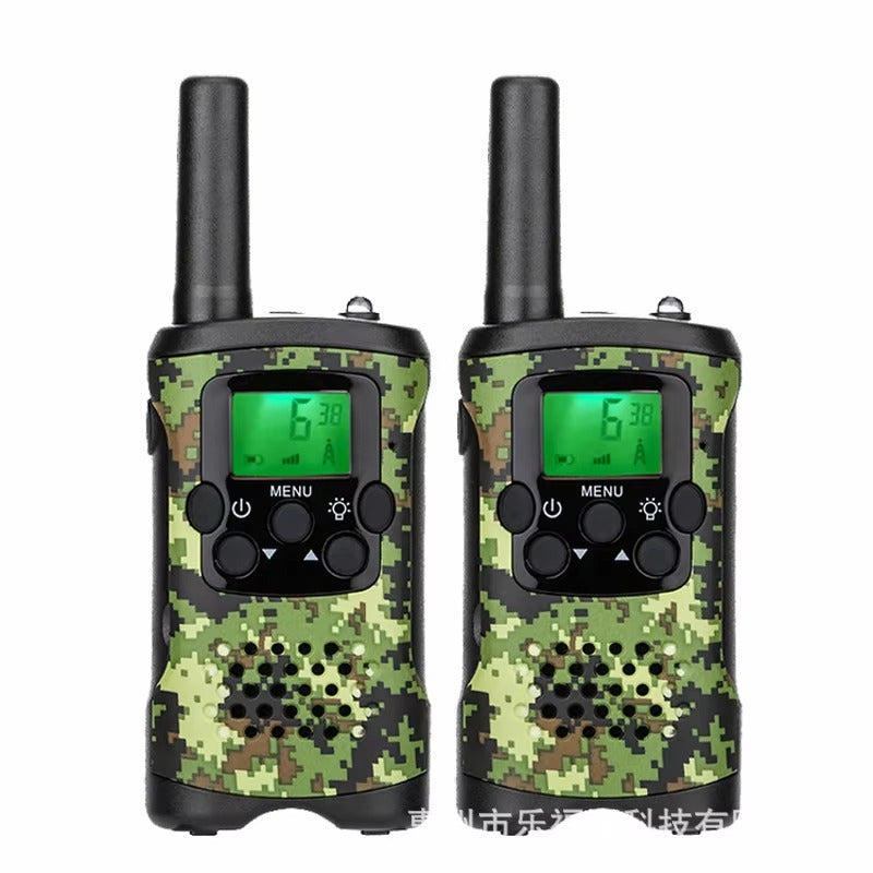 Talkies-Walkies Enfants | 22 Canaux | 5 km de Portée | Camouflage Vert