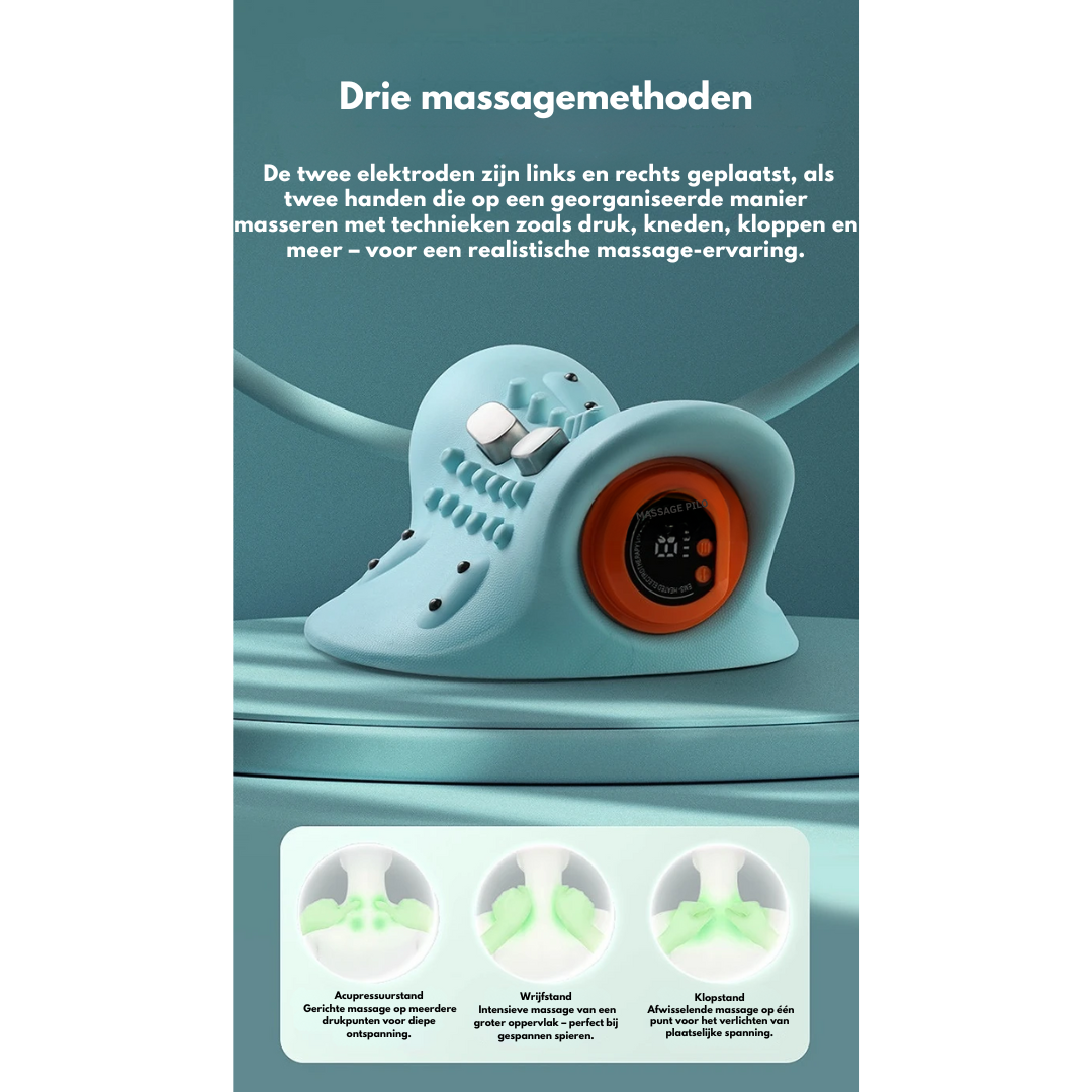 VeroNeck Massager 4-en-1 – Soins et Détente Complètes du Cou