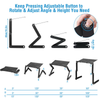 Support d'ordinateur portable ergonomique et réglable – Léger et multifonctionnel