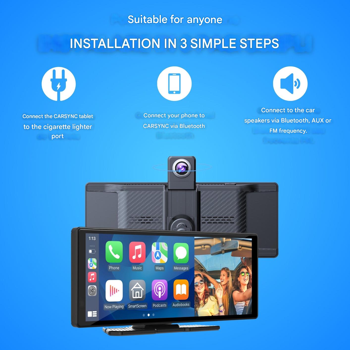 Affichage sans fil CarPlay & Android – DriveOne