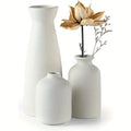 Johannes | Set de 3 vases en céramique pour fleurs séchées