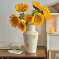 Jurriaan | Vase en céramique à motif floral
