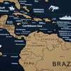 VoyageLuxe Carte du Monde à Gratter XL | Explorez le monde avec style et personnalisez vos voyages en un clin d'œil