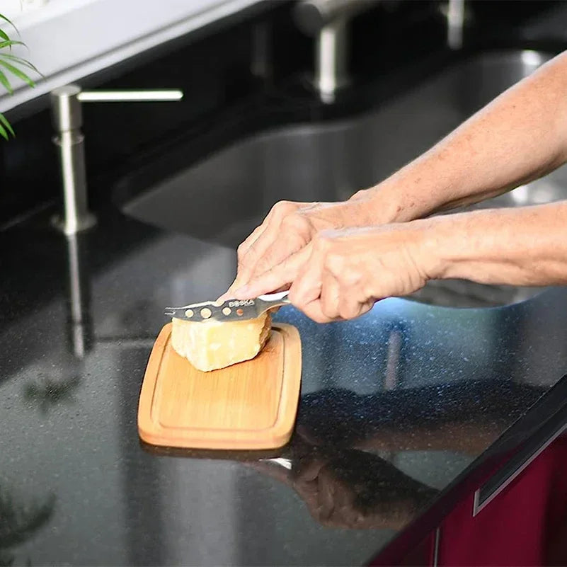 Beurrier rectangulaire avec couvercle en bambou - FreshSeal
