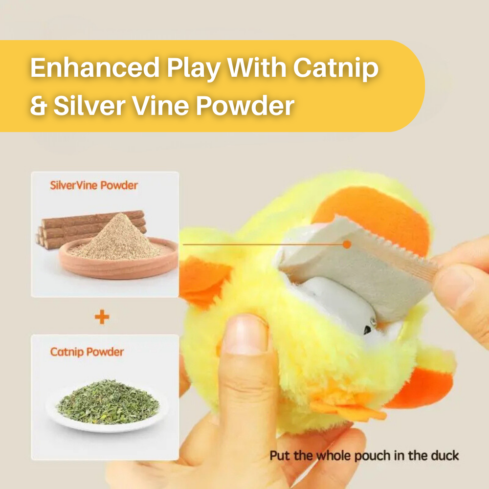 Canard Flottant Jouet pour Chat – DuckDash™ (1+1 GRATUIT)