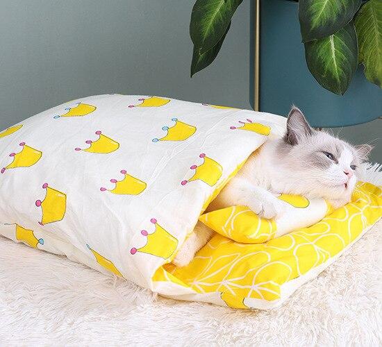 Sac de couchage pour chat confortable – SnugKitty