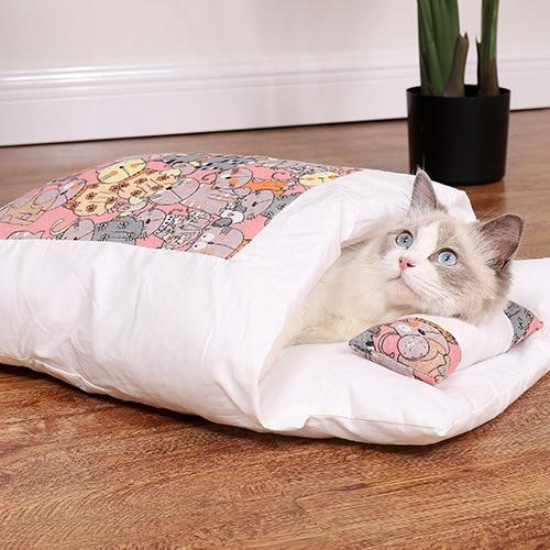 Sac de couchage pour chat confortable – SnugKitty