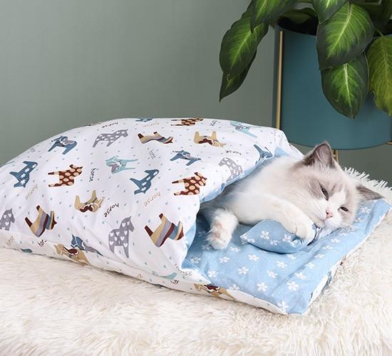 Sac de couchage pour chat confortable – SnugKitty