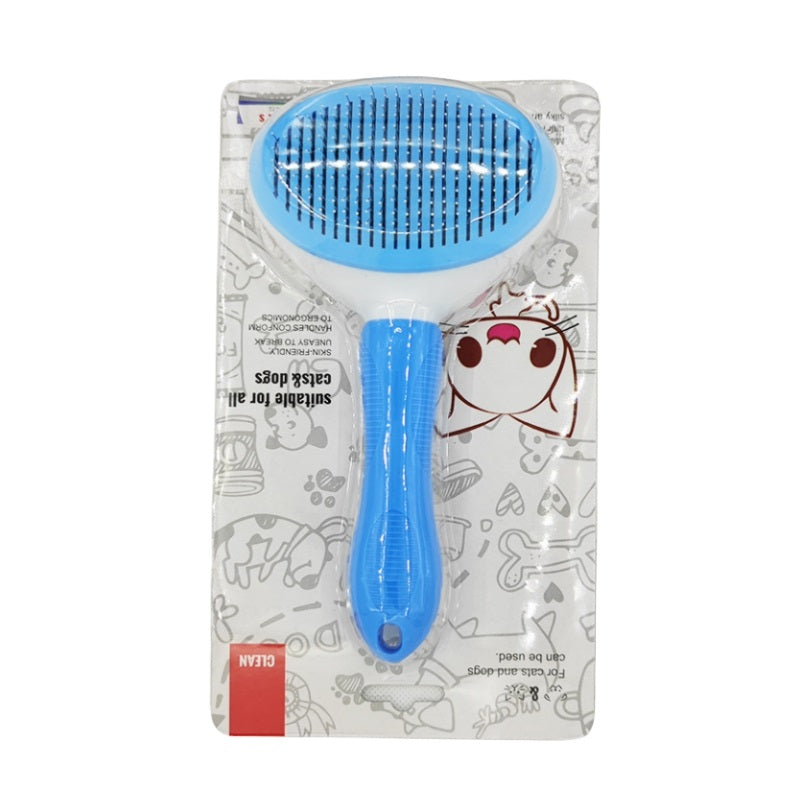 Brosse de Soins pour Animaux - Peigne Auto-nettoyant pour Chiens et Chats