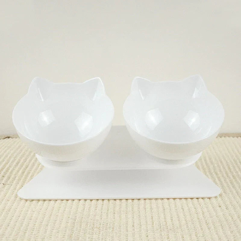 Station de nourriture surélevée pour chats - ErgoBowl