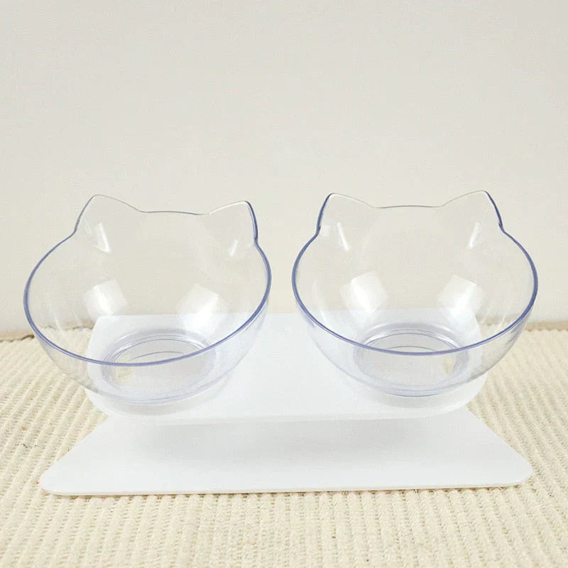 Station de nourriture surélevée pour chats - ErgoBowl