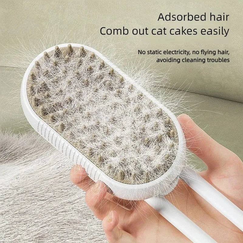 Brosse à vapeur électrique 3-en-1 pour animaux - SteamPet