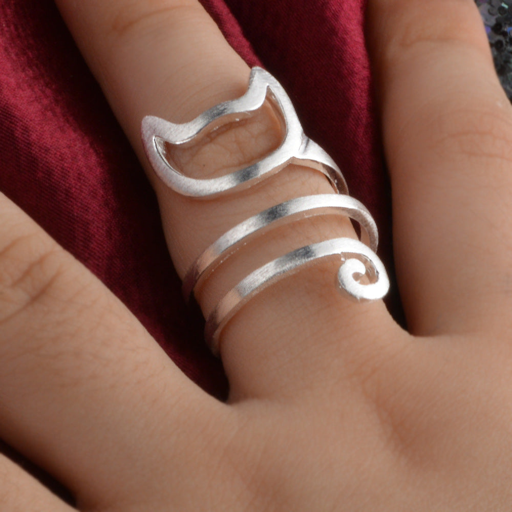 Bague en argent pour chat | Bague élégante et charmante