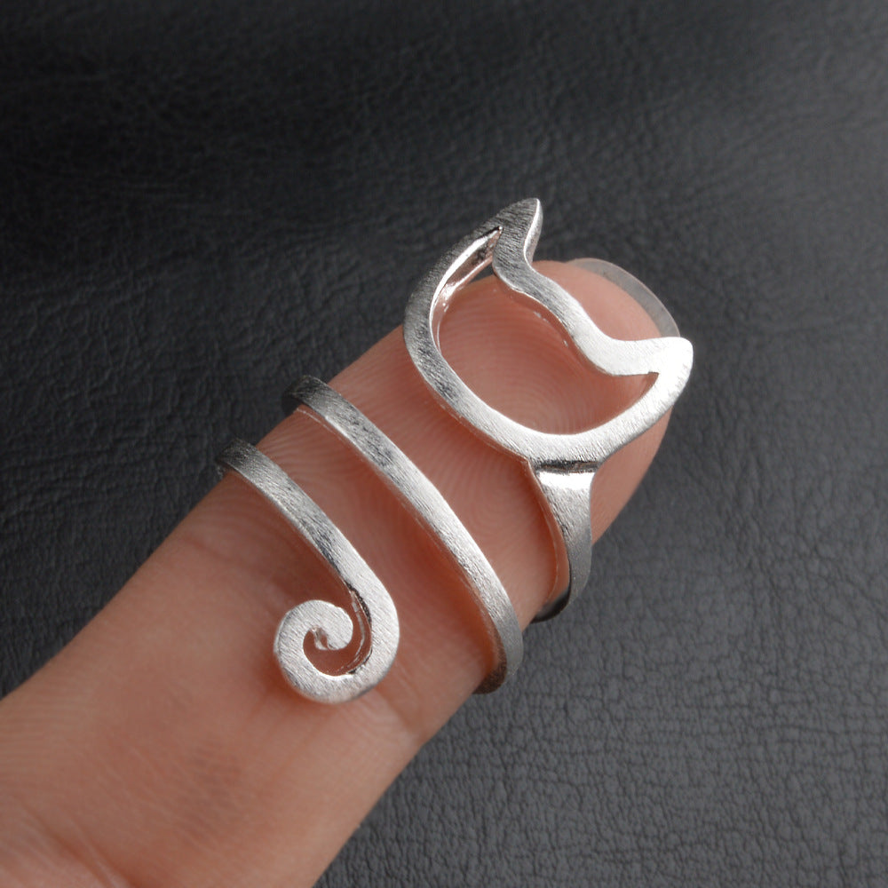 Bague en argent pour chat | Bague élégante et charmante