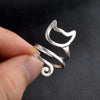 Bague en argent pour chat | Bague élégante et charmante