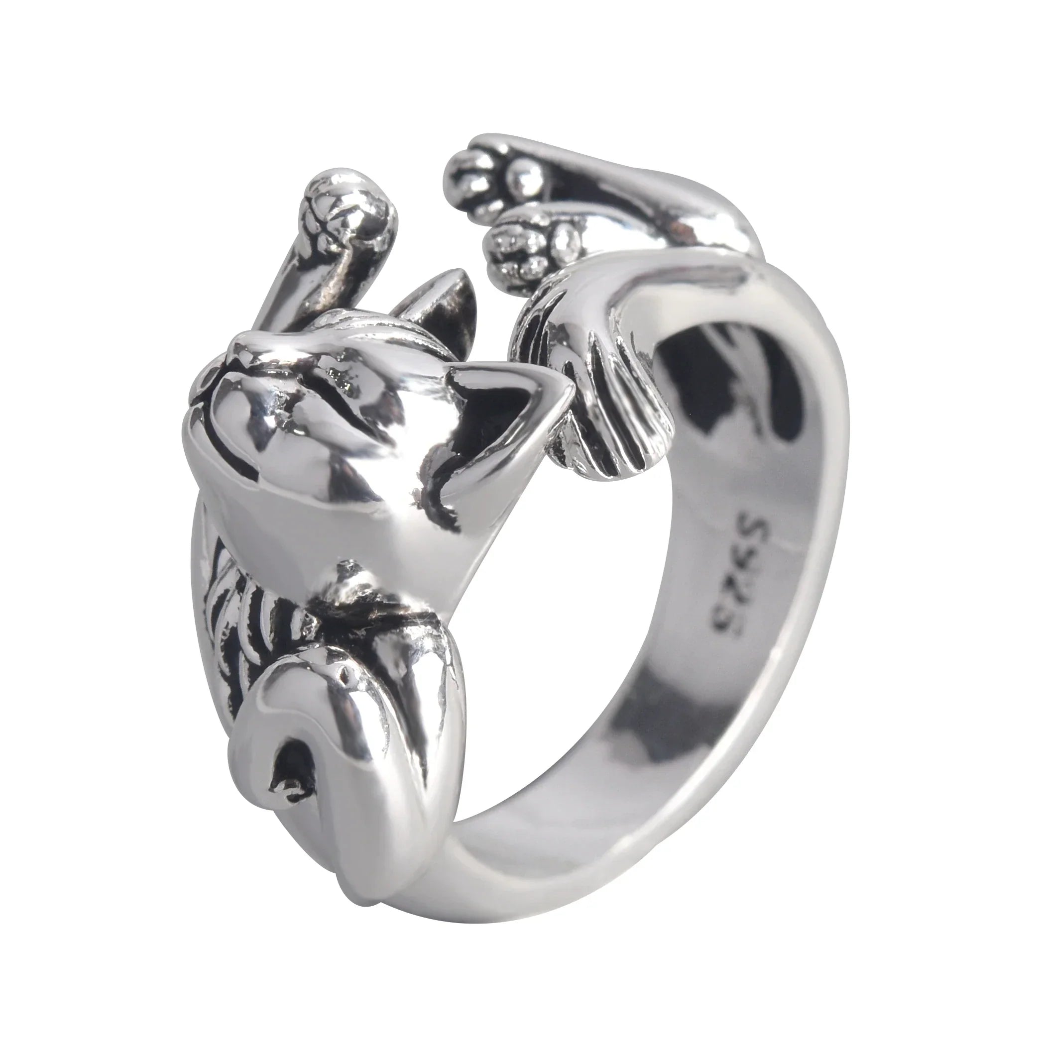 Bague Chat Chanceux (ajustable)