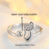 Bague de chat porte-bonheur