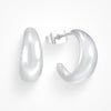 Boucles d'oreilles pour femmes - Fini brillant - Design chunky - Forme conique moderne