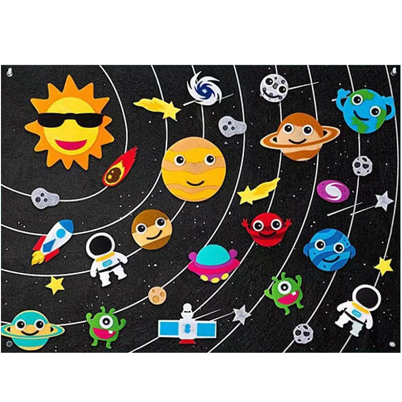 Tapis de feutre pour tout-petit - FantasieFilz