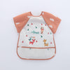 Bavoir imperméable pour bébé avec manches
