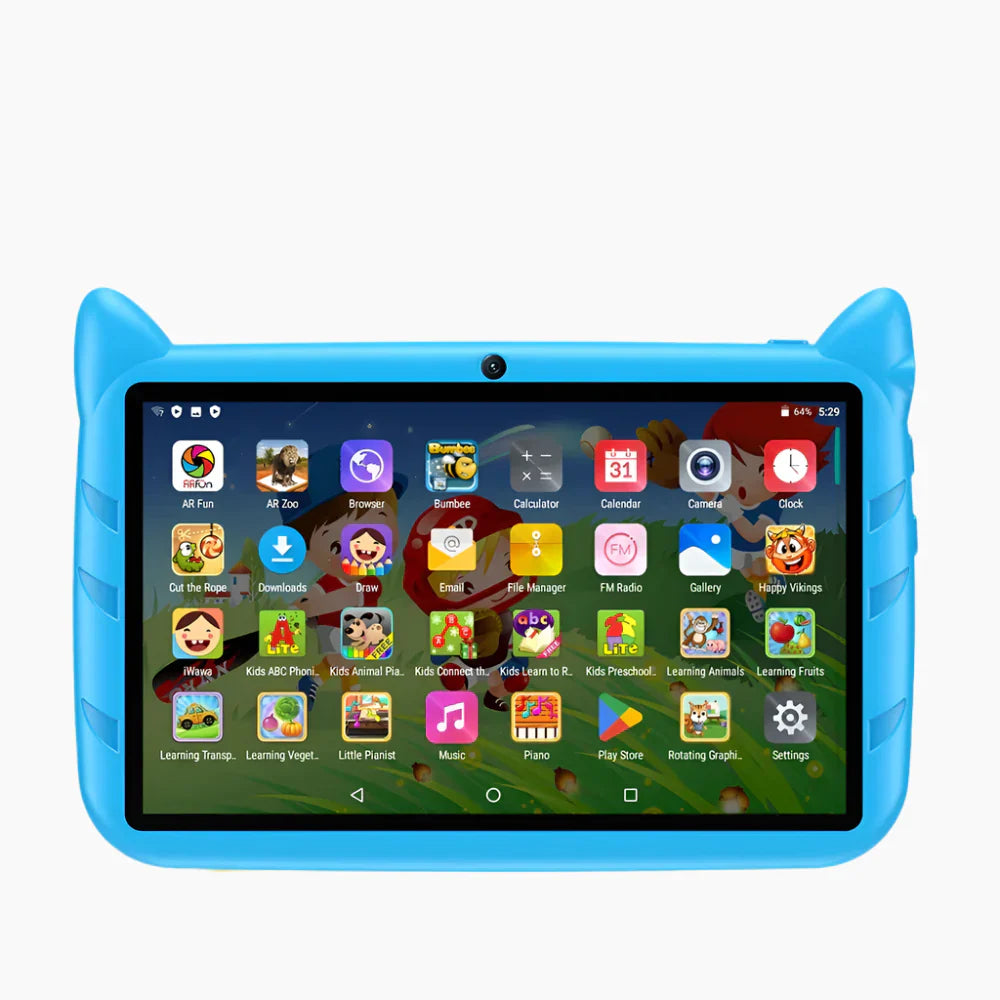 Tablette pour enfants 7 pouces - WiFi 5G - 4 Go RAM - 64 Go ROM